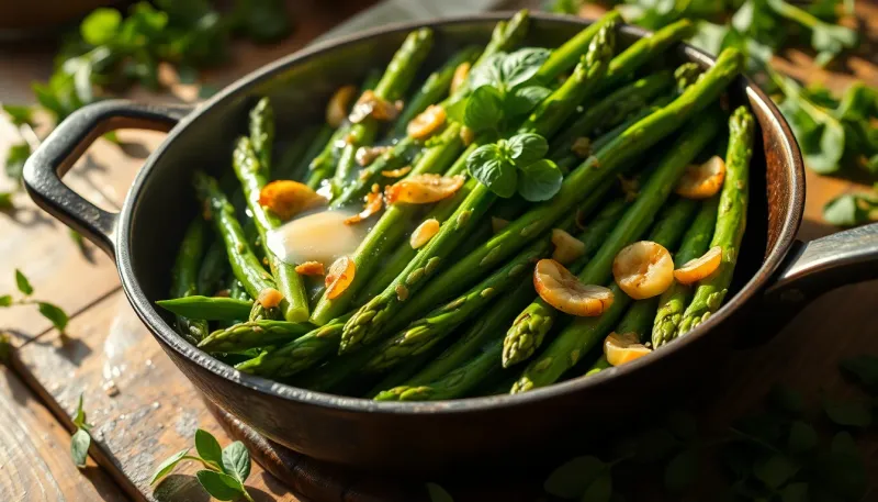 Asperges vertes sautées : la méthode rapide de 15 minutes pour un accompagnement parfait