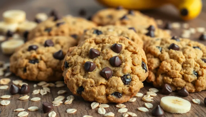 Cookies aux flocons d'avoine : la recette gourmande avec seulement 3 ingrédients