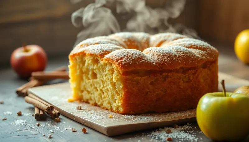Gâteau aux pommes de Julie Andrieu : une douceur réconfortante à tester d'urgence