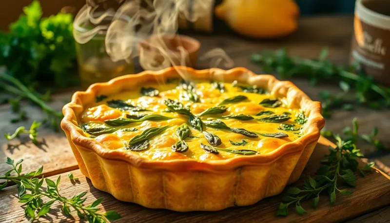 Quiche de Printemps : Une recette facile à préparer pour le brunch de Pâques